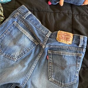Levi's Blue Denim Jeans with Signature Back Pockets